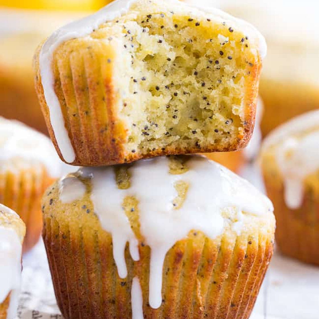 Lemon Poppy Seed Muffins {Paleo, GF, DF}