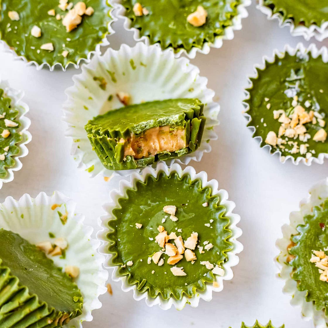 Matcha Peanut Butter Cups