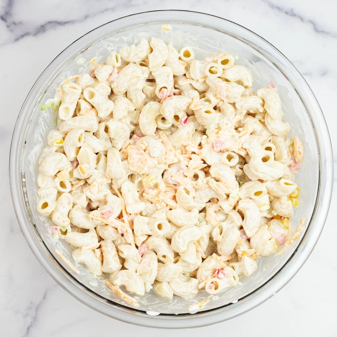 Sour Cream Cheddar Pasta Salad