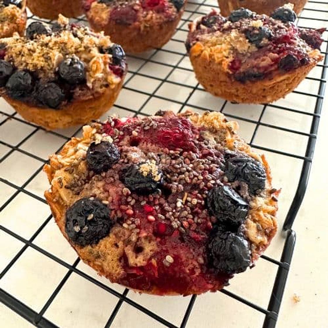 Sourdough Oatmeal Breakfast Cups