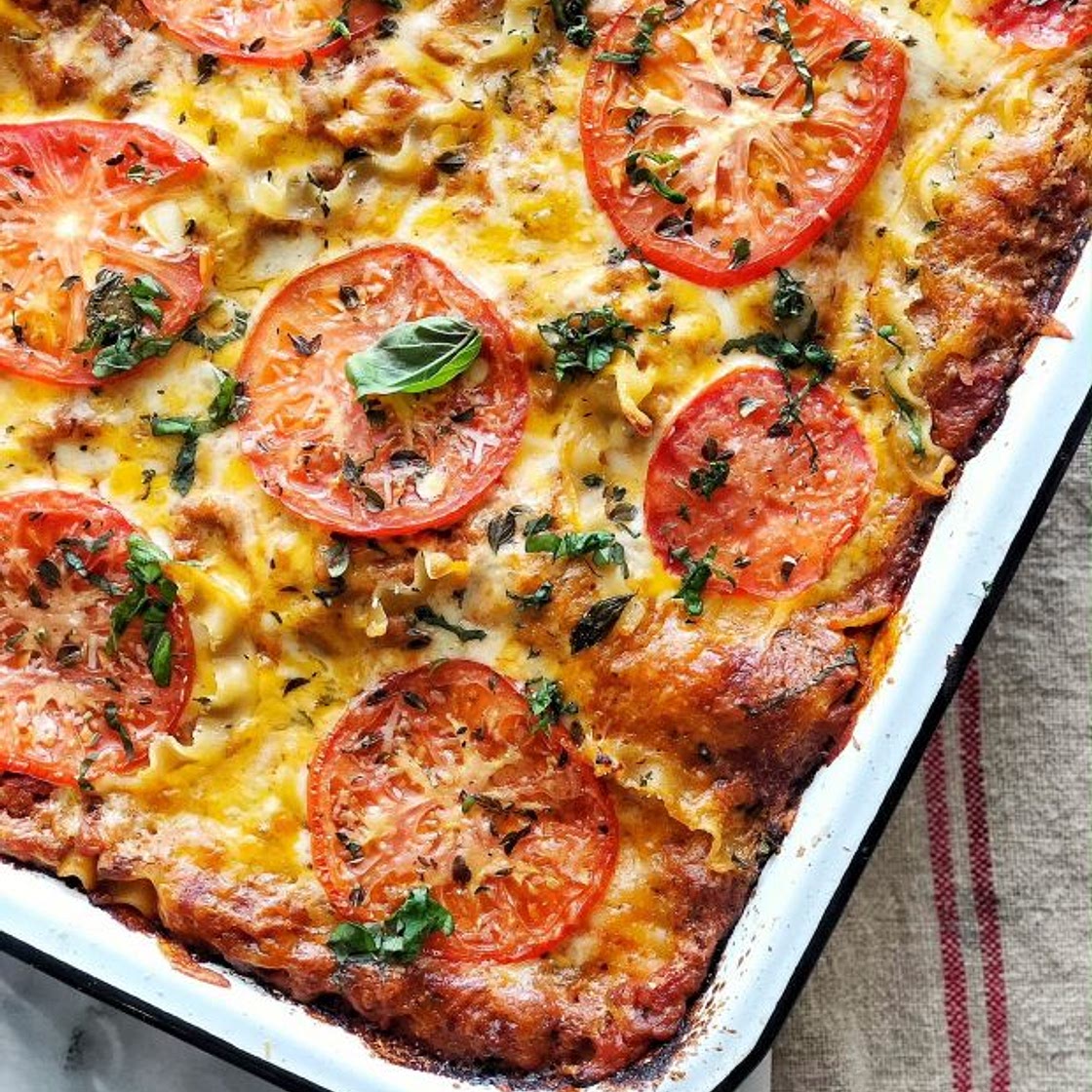 Ricotta and Red Lentil Lasagna