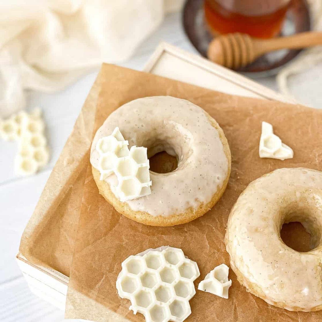 Honey Donuts with Vanilla-Honey Glaze
