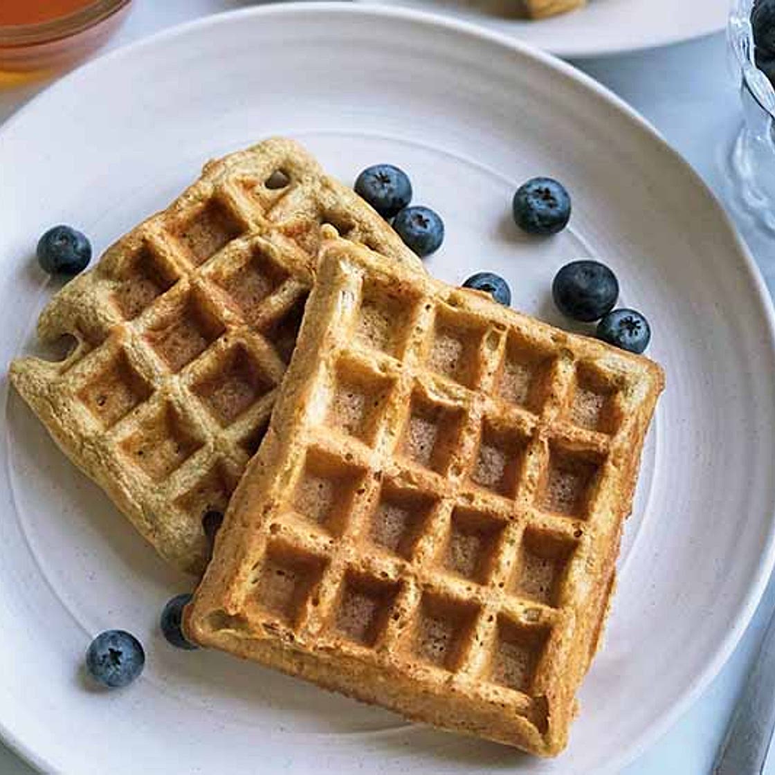 Spelt Belgian Waffles