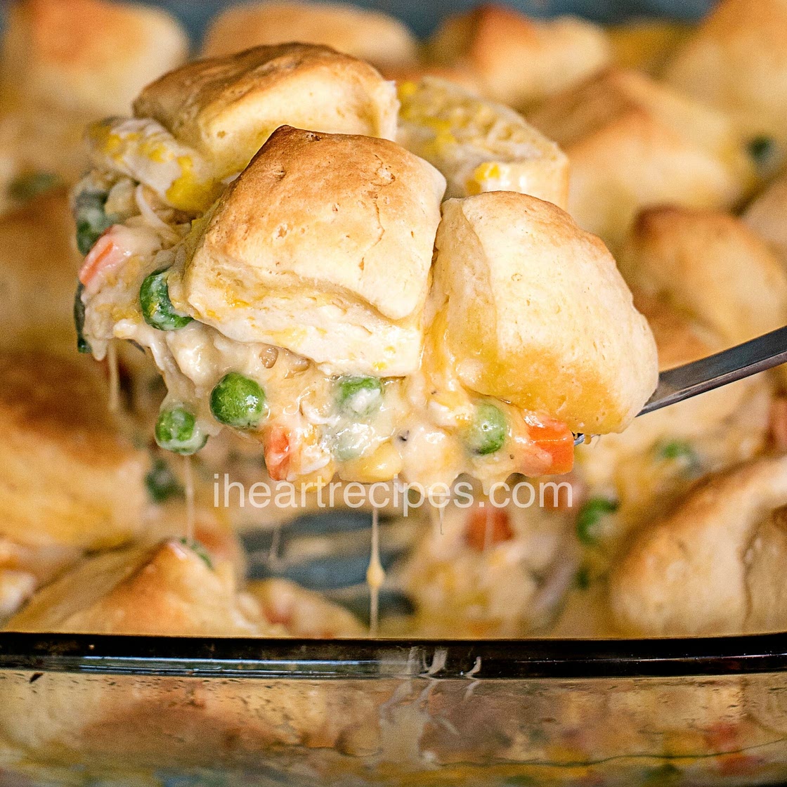 Chicken Pot Pie with Biscuits