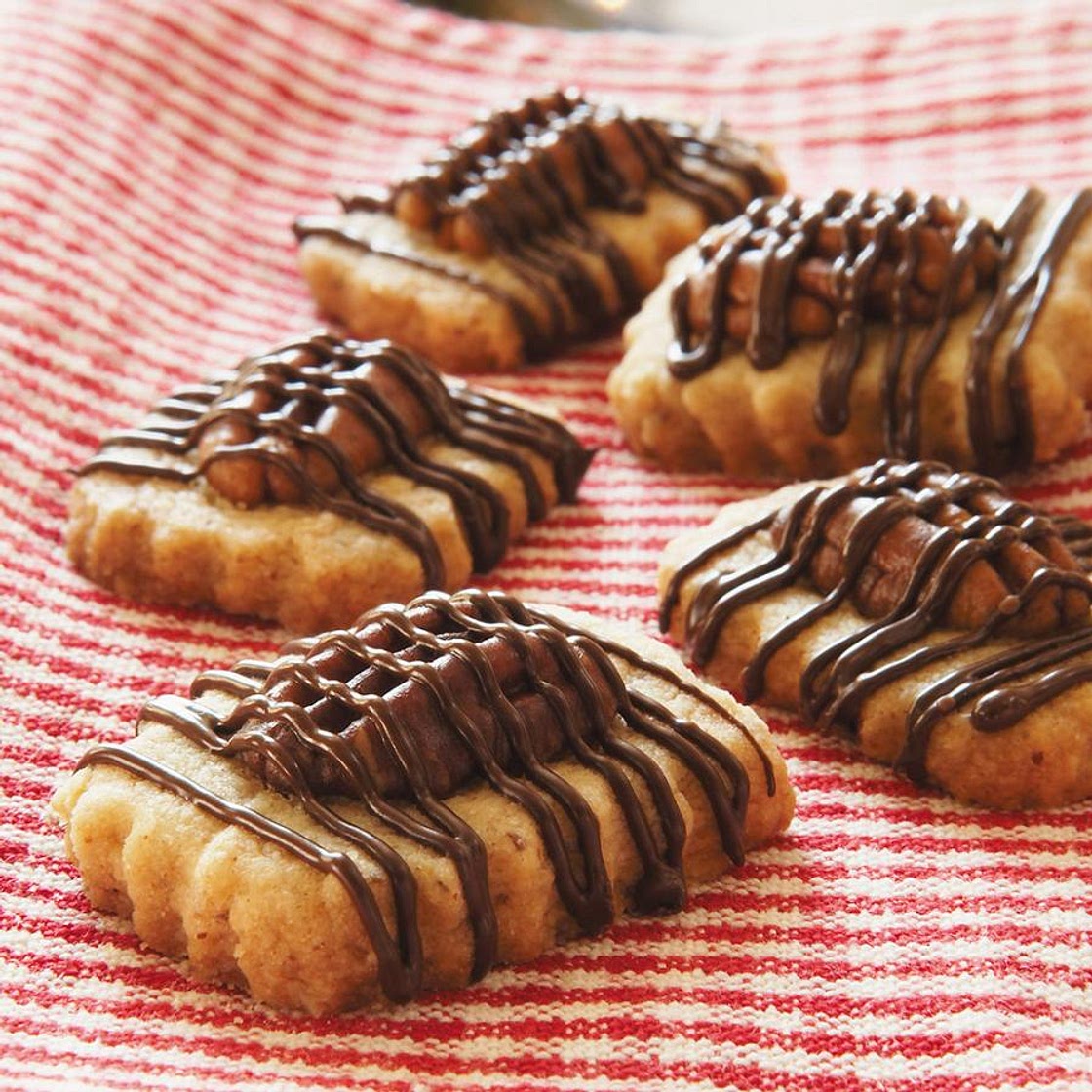 Pecan and Chocolate Shortbreads
