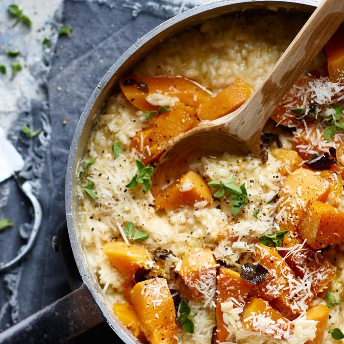 Pumpkin risotto