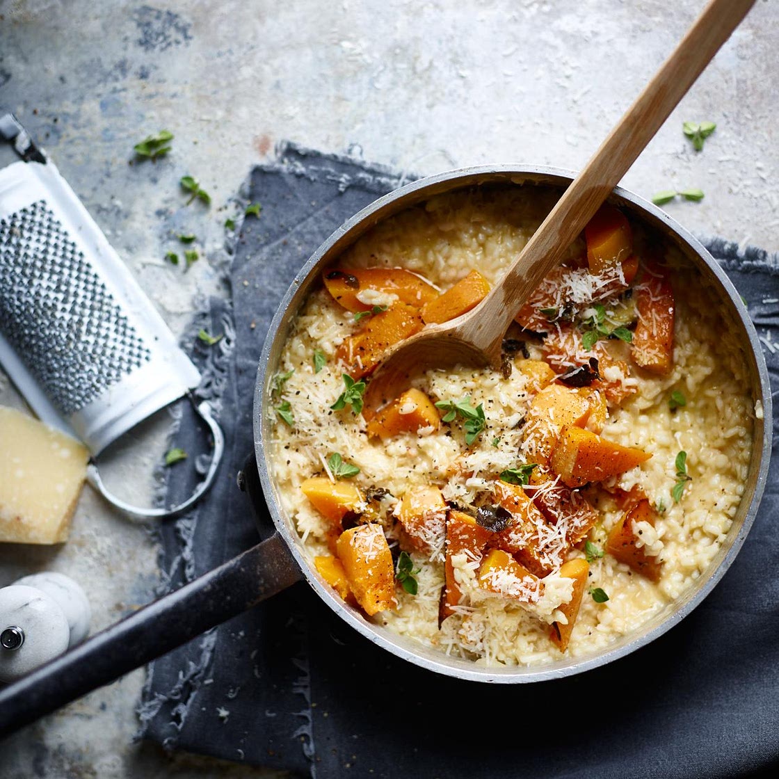 Pumpkin risotto