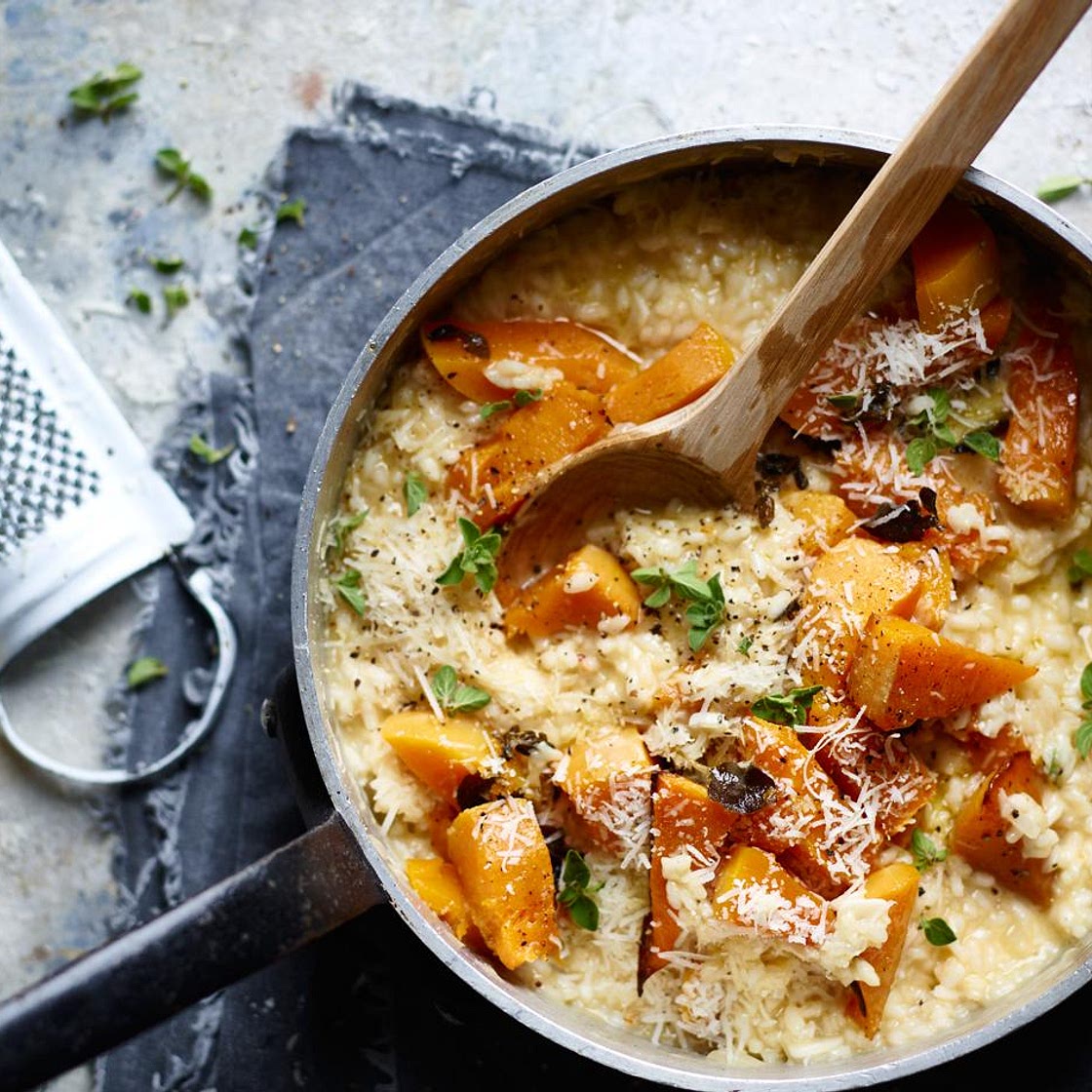 Pumpkin risotto
