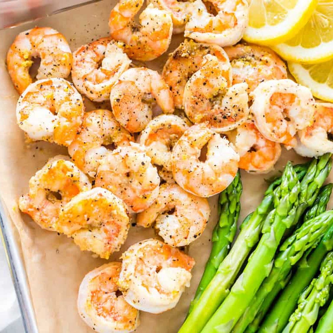 Lemon Pepper Shrimp Sheet Pan