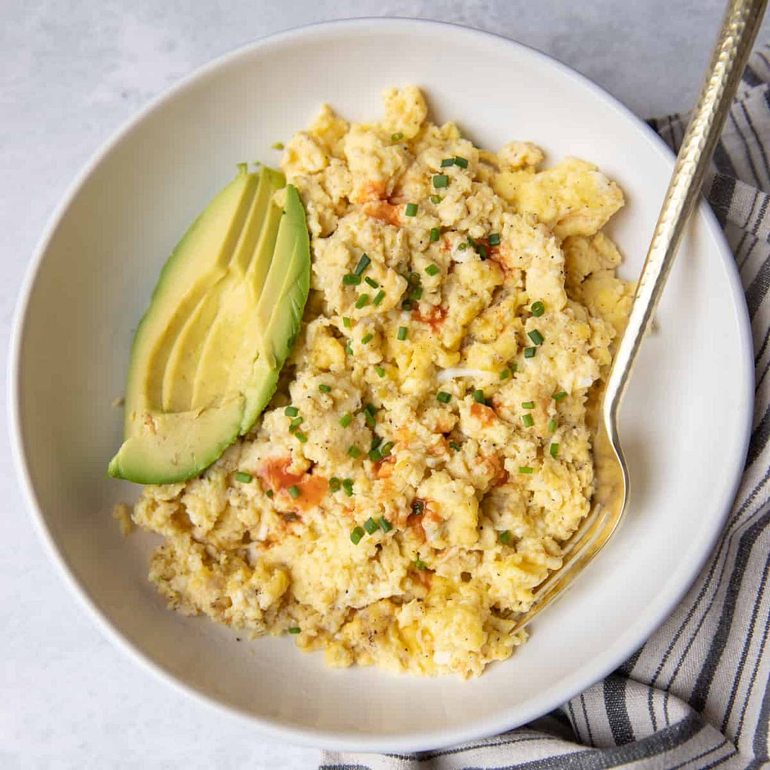 Greek Yogurt Scrambled Eggs