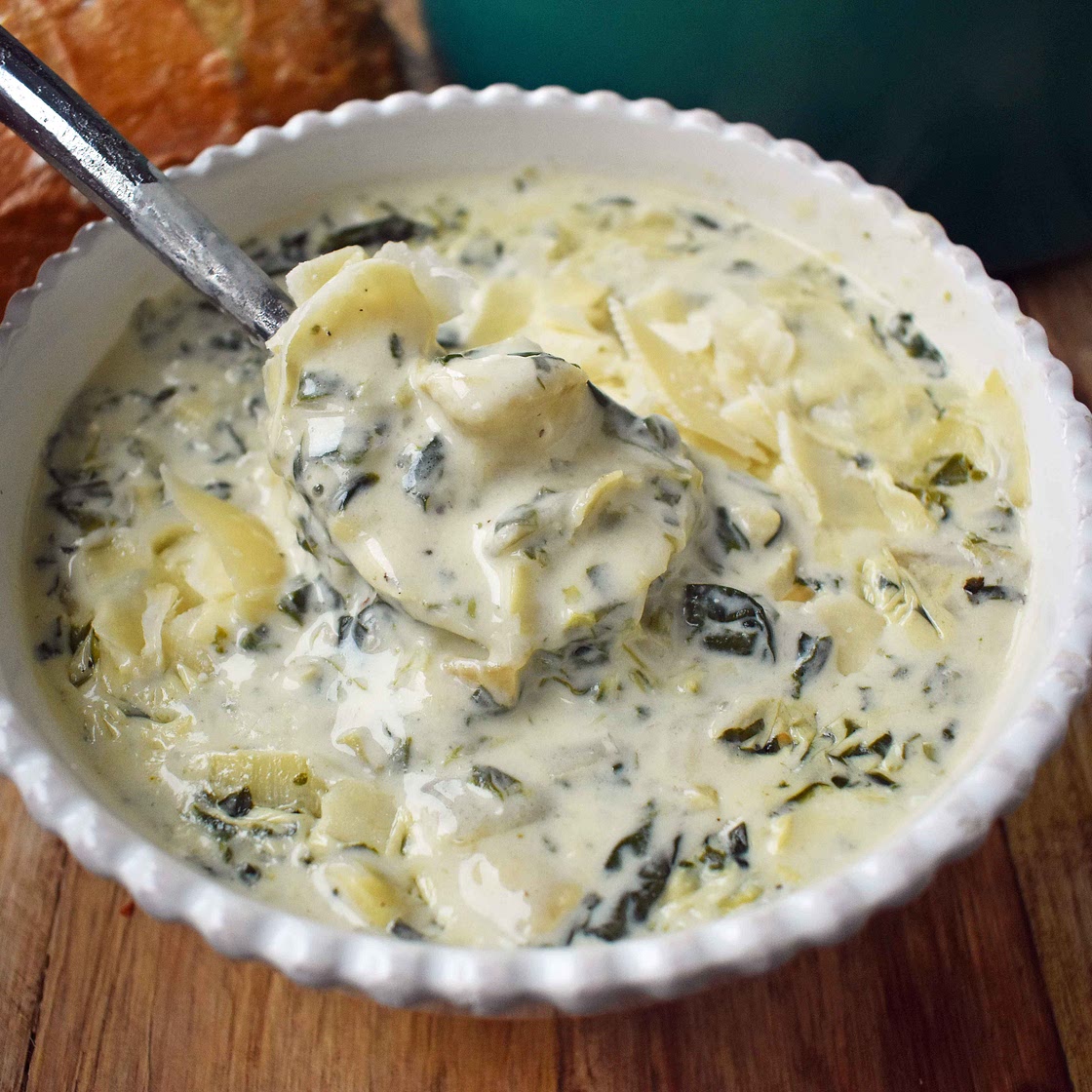 Creamy Spinach Artichoke Soup