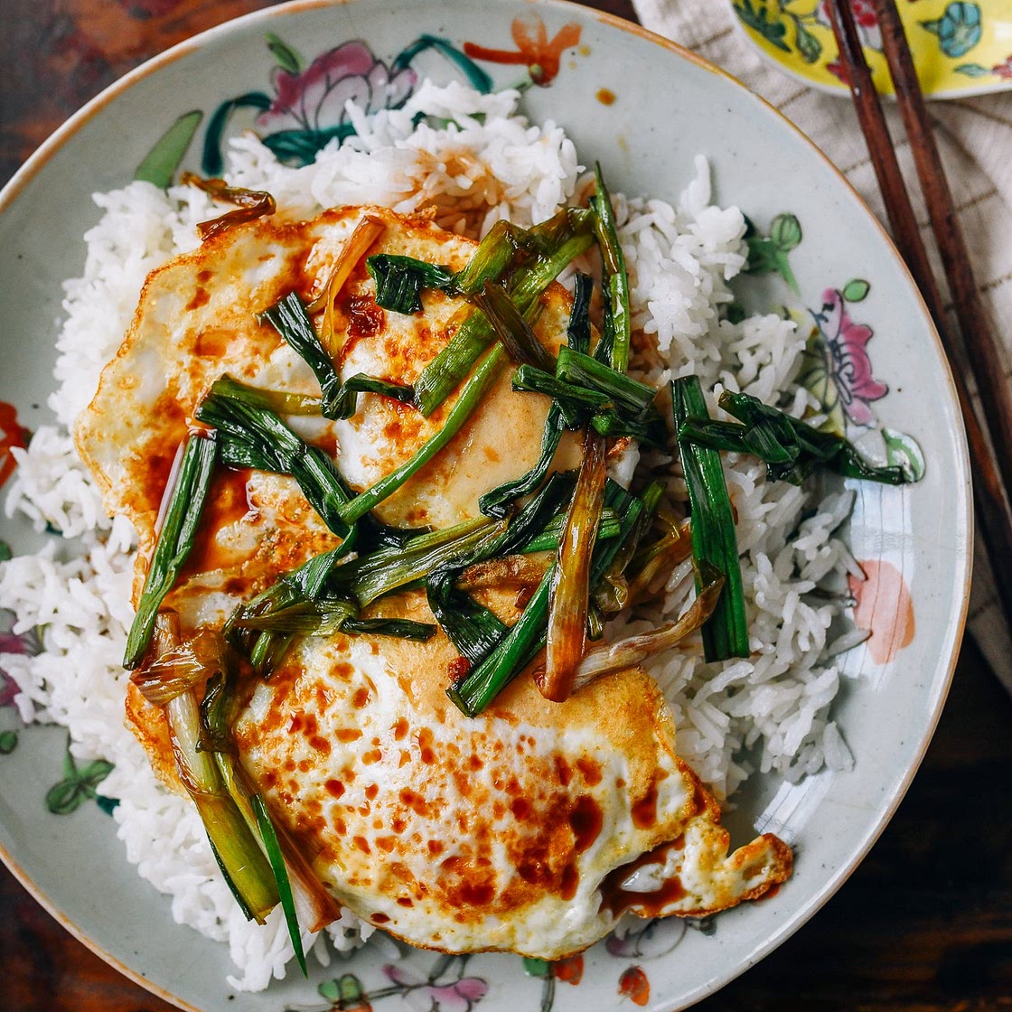 Eggs with Soy Sauce & Scallions