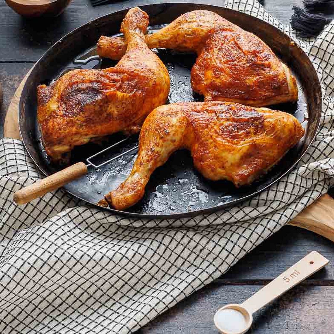 Hähnchenschenkel im Backofen