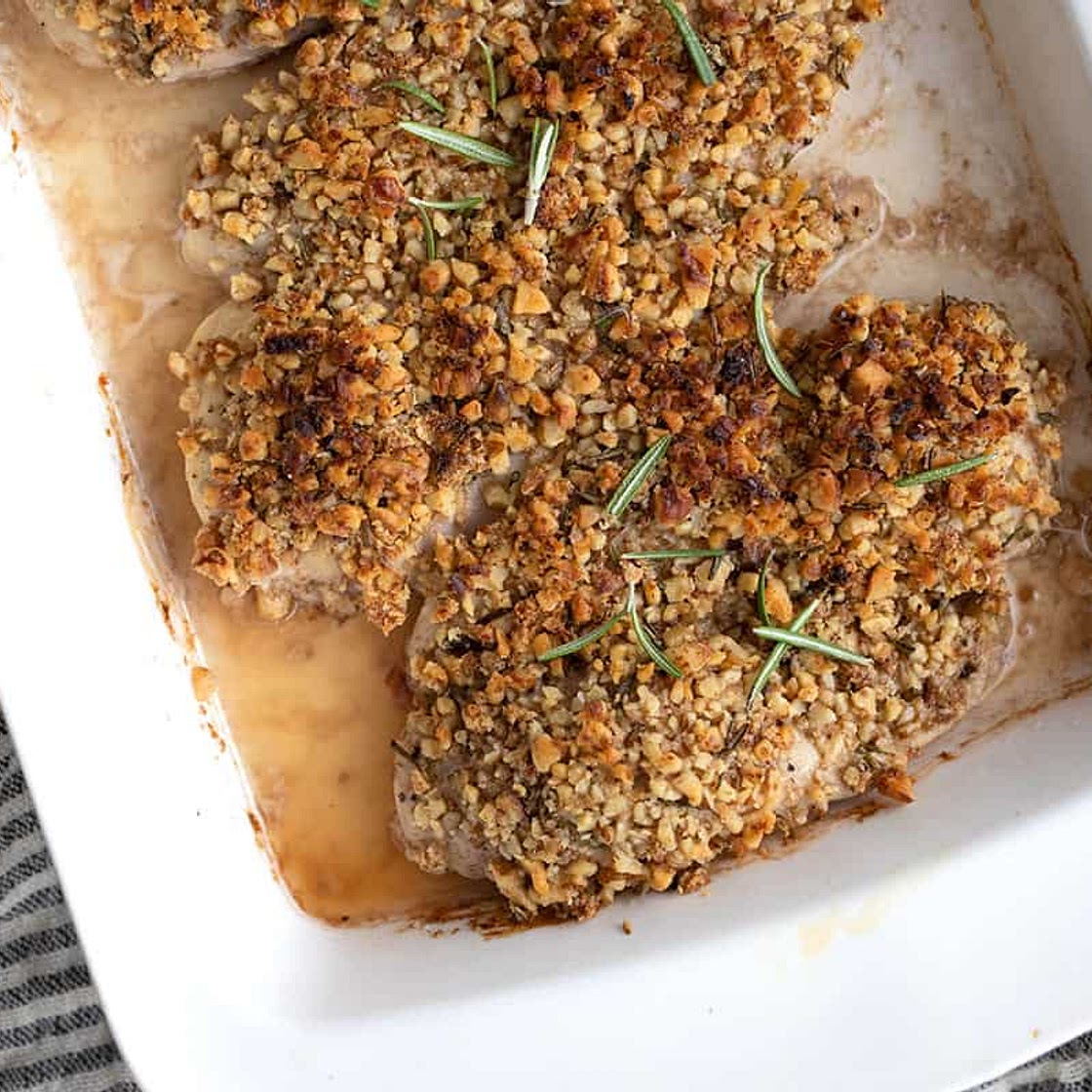 Walnut Crusted Chicken Recipe