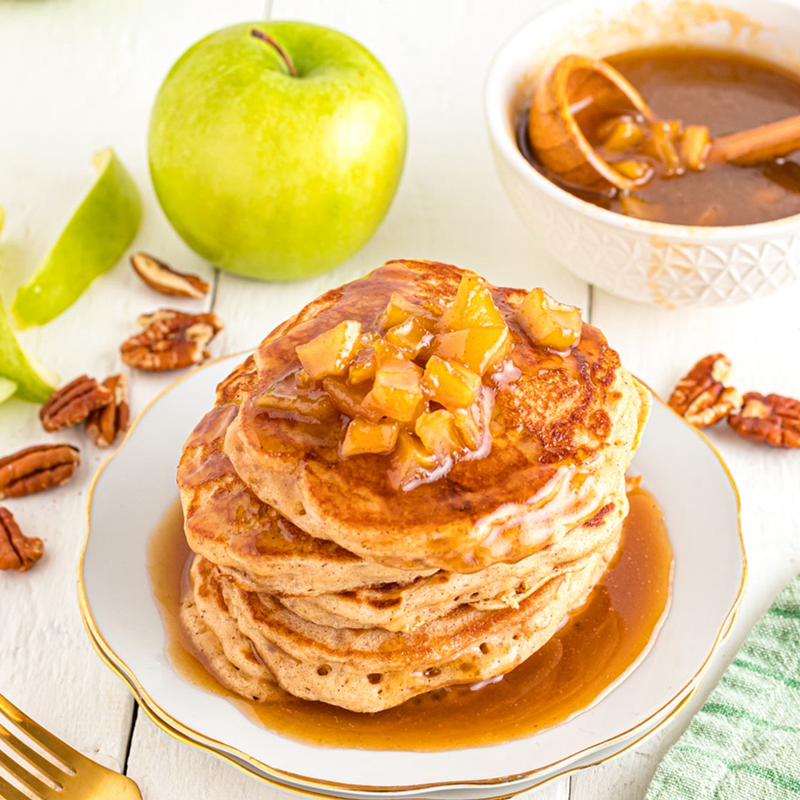 Caramel Apple Pancakes