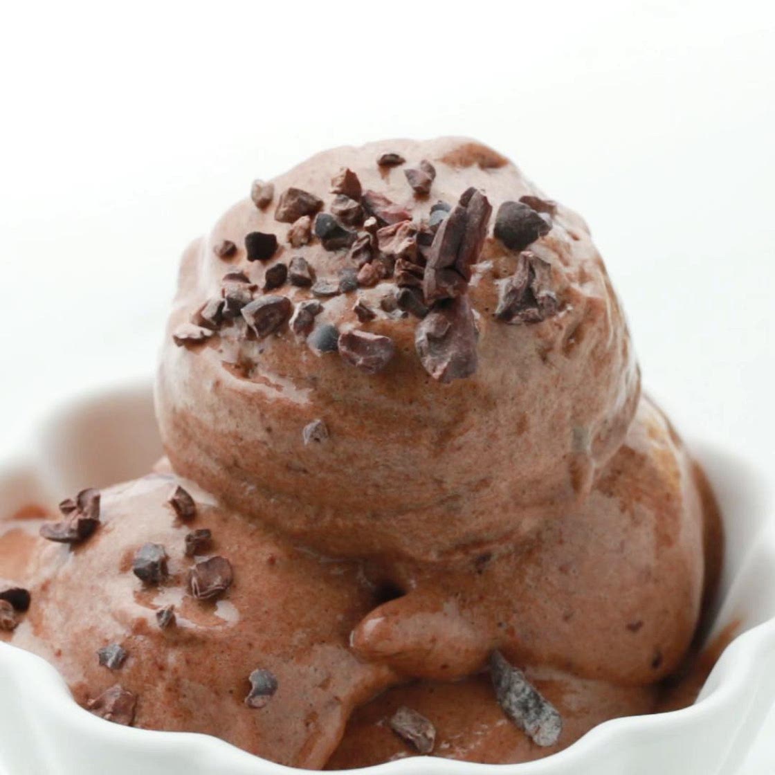 Cacao Chocolate Chip Nice Cream Recipe by Tasty