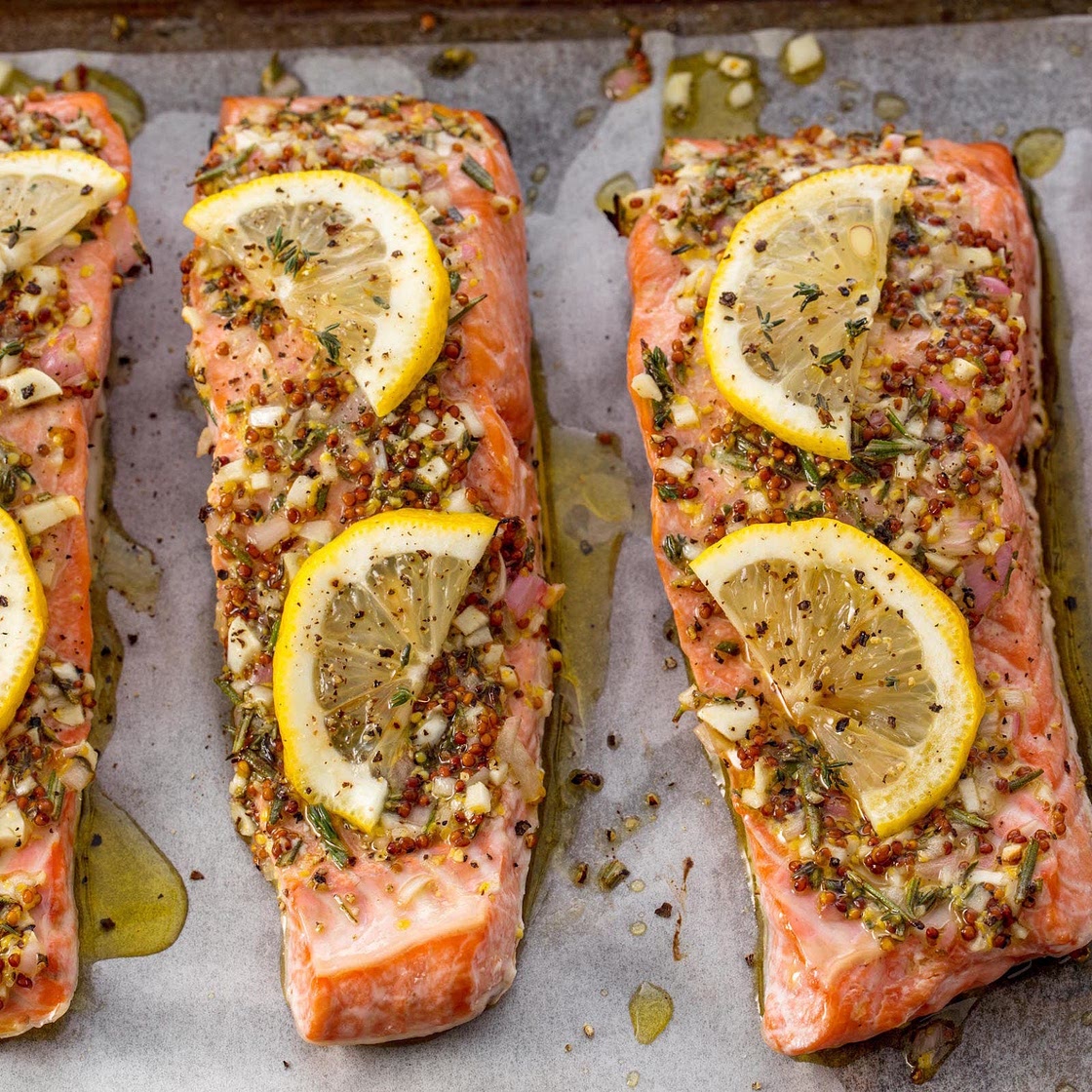 Broiled Salmon