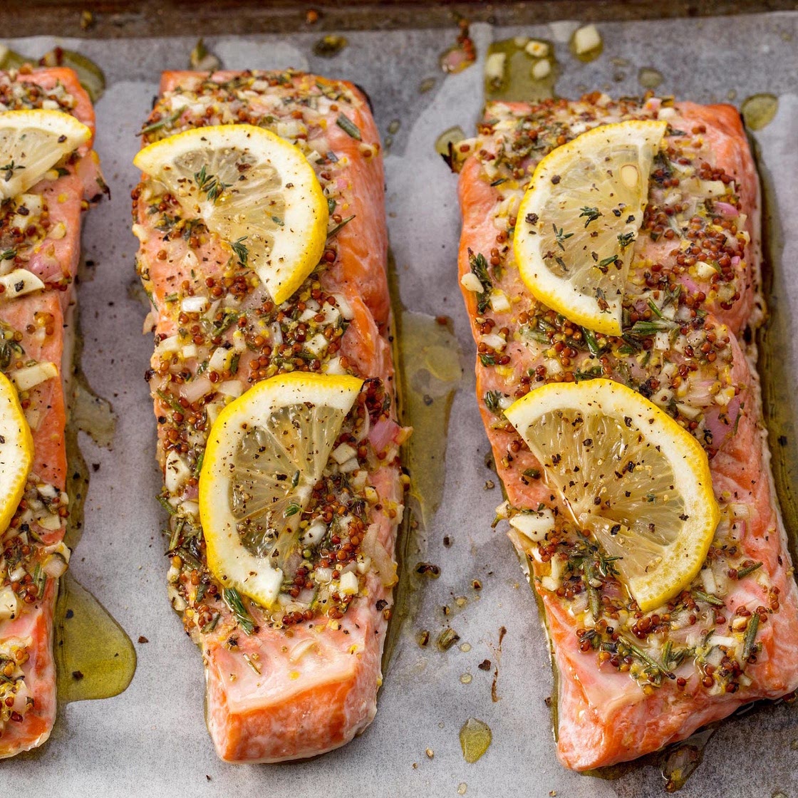 Broiled Salmon