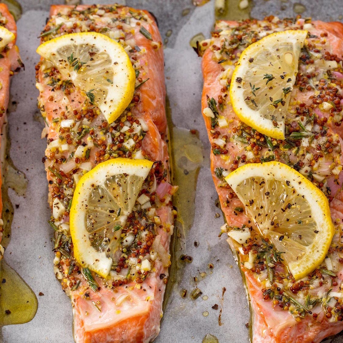 Broiled Salmon