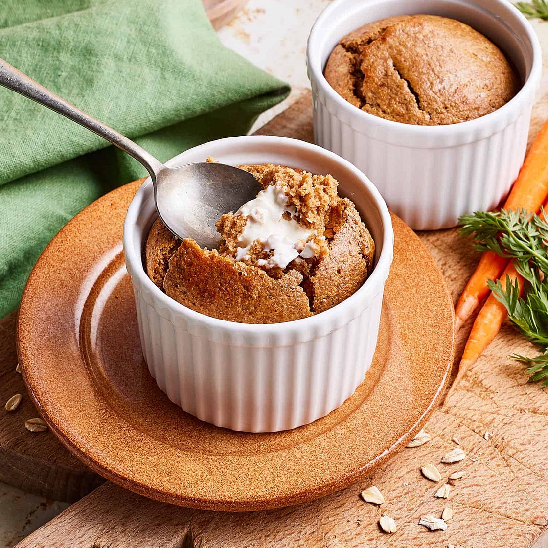 Single-Serving Carrot Cake Baked Oats