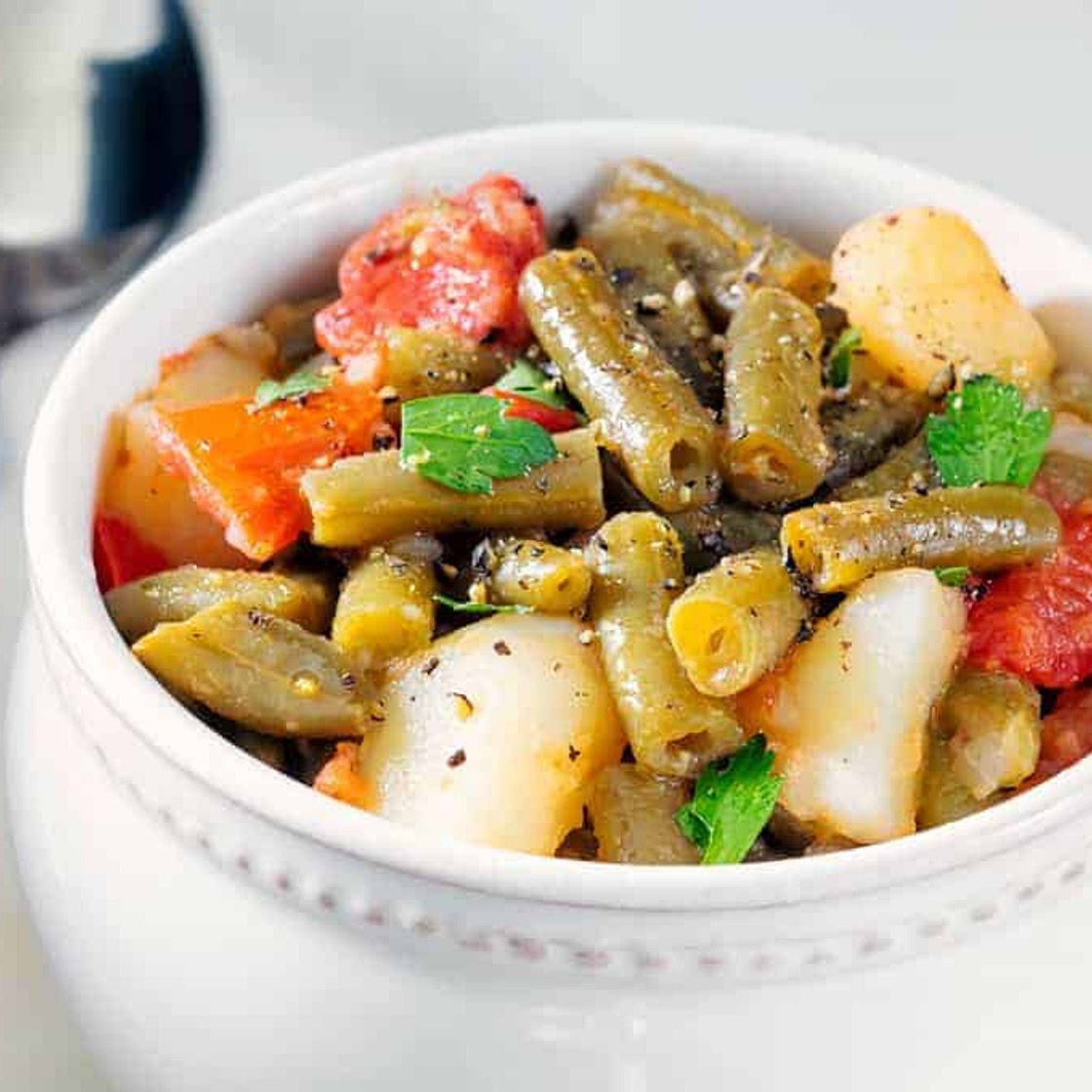 Instant Pot Greek Green Beans