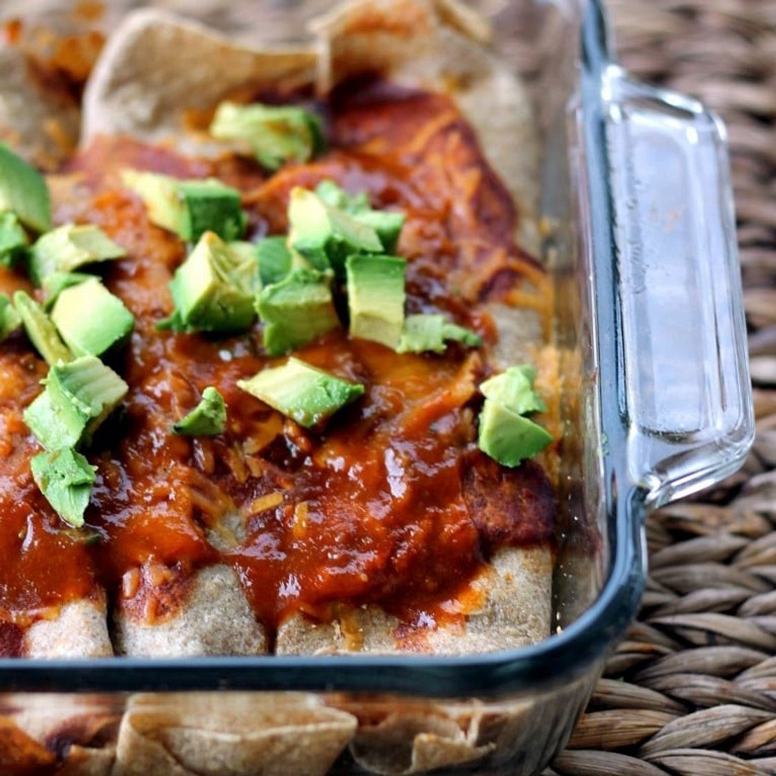 Skinny Huevos Rancheros Breakfast Enchiladas