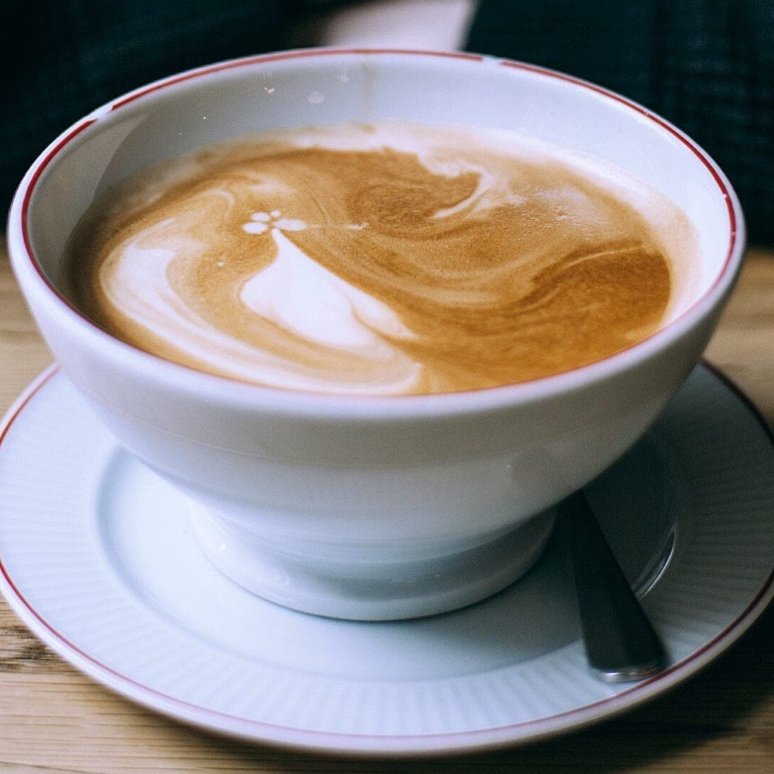 Almond milk cappuccino