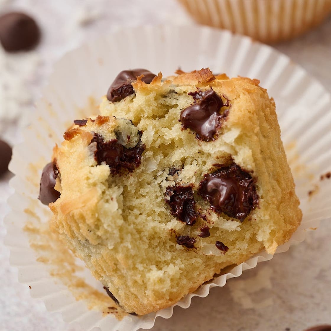 Chocolate Chip Coconut Muffins
