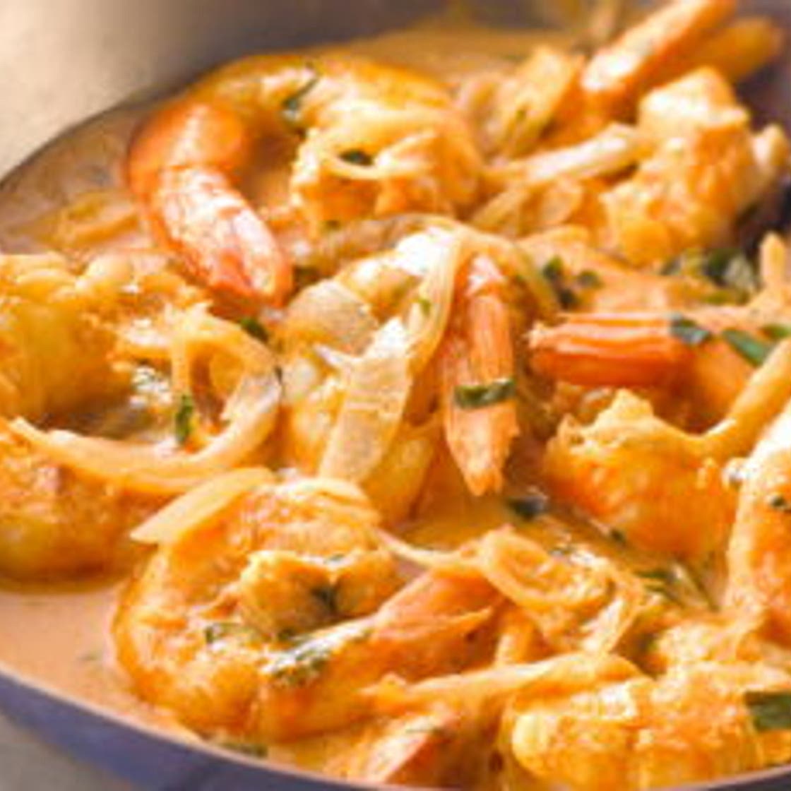 Gambas à l'armoricaine