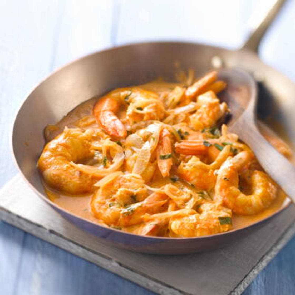 Gambas à l'armoricaine