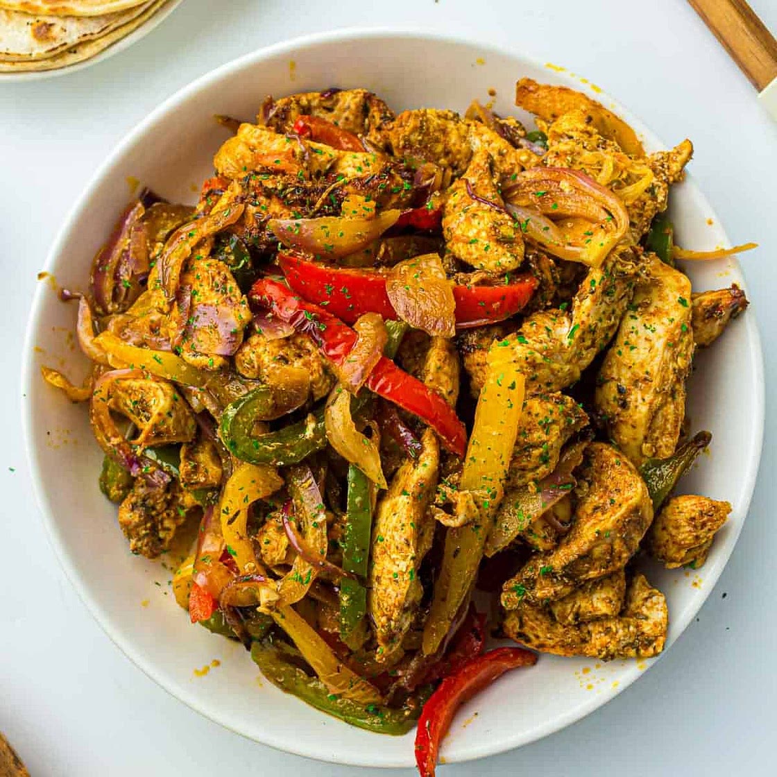 Air Fryer Chicken Fajitas