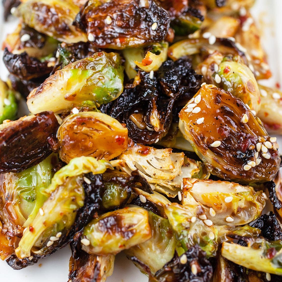 Sweet and Spicy Brussels Sprouts