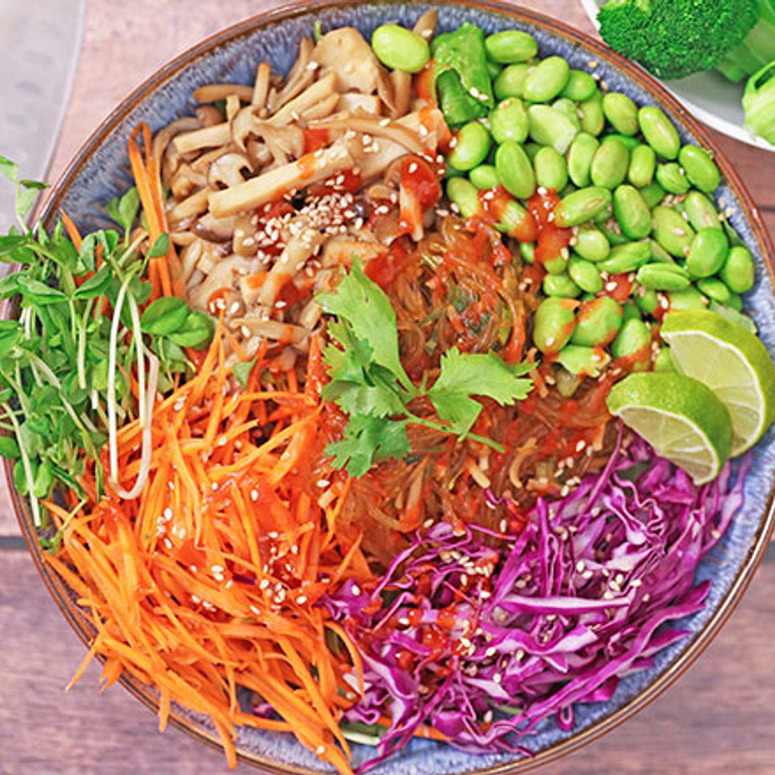 Sweet Potato Noodle Bowl