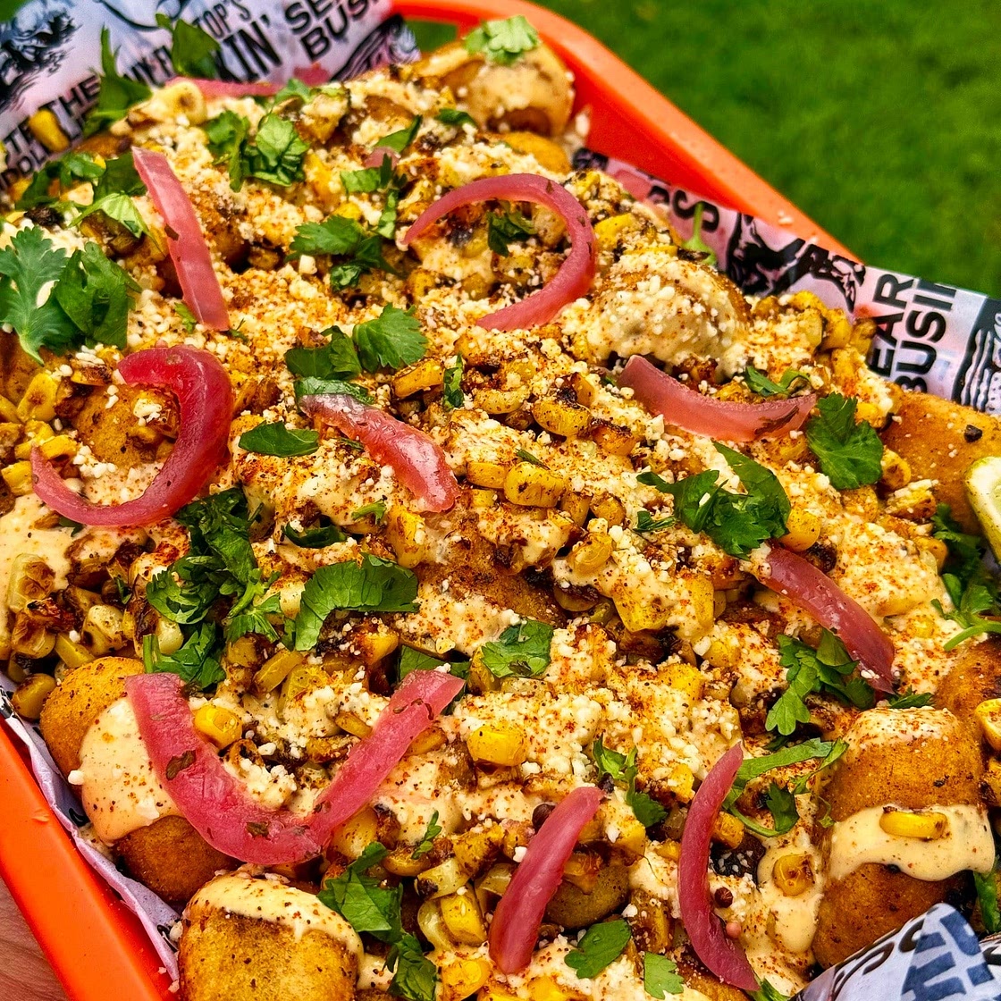 Blackstone Loaded Street Corn Dogs