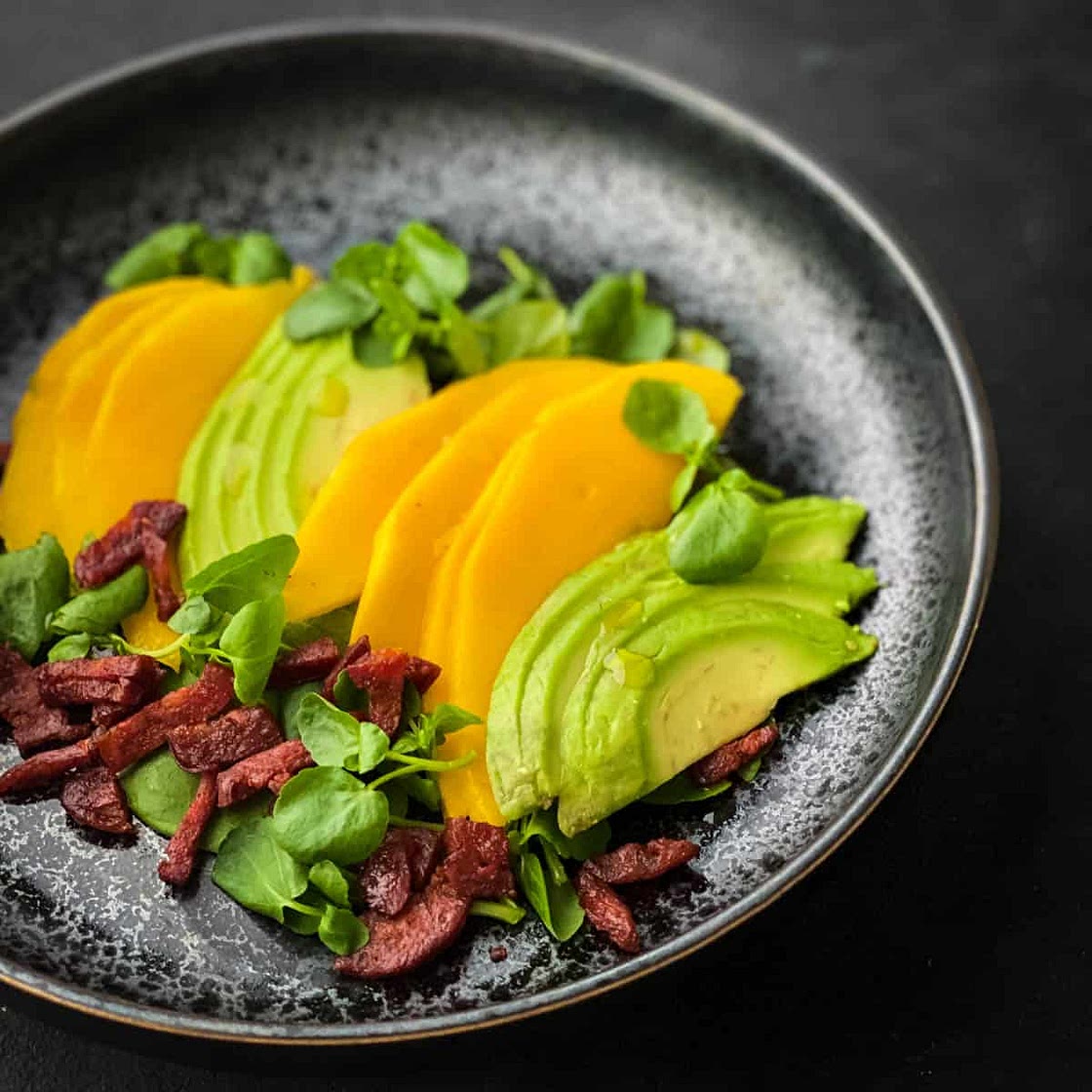 Mango Avocado Salad with Crispy Chorizo