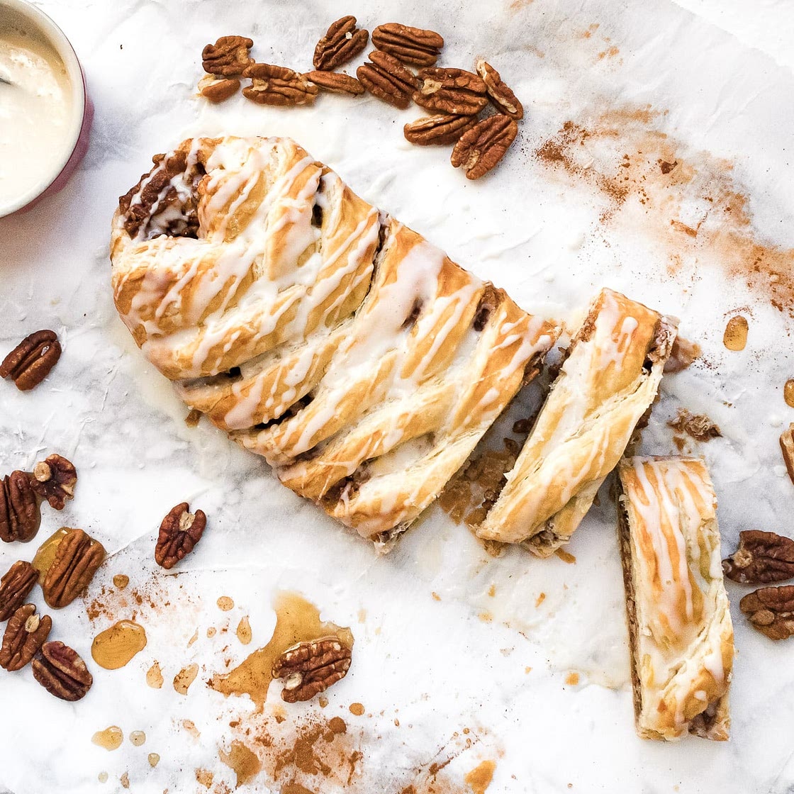 Pecan Pastry Braid