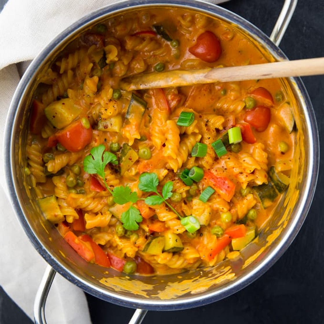 Creamy Vegan One Pot Pasta (Asian Style)