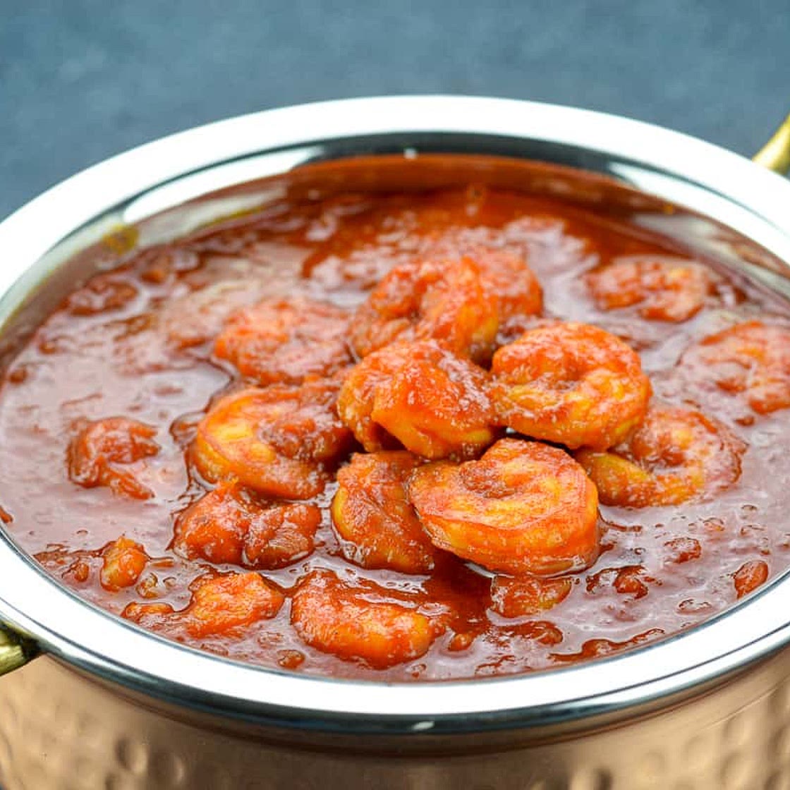 Prawn Curry Recipe (Mangalorean Prawns Masala / Sungata Phanna Upkari)