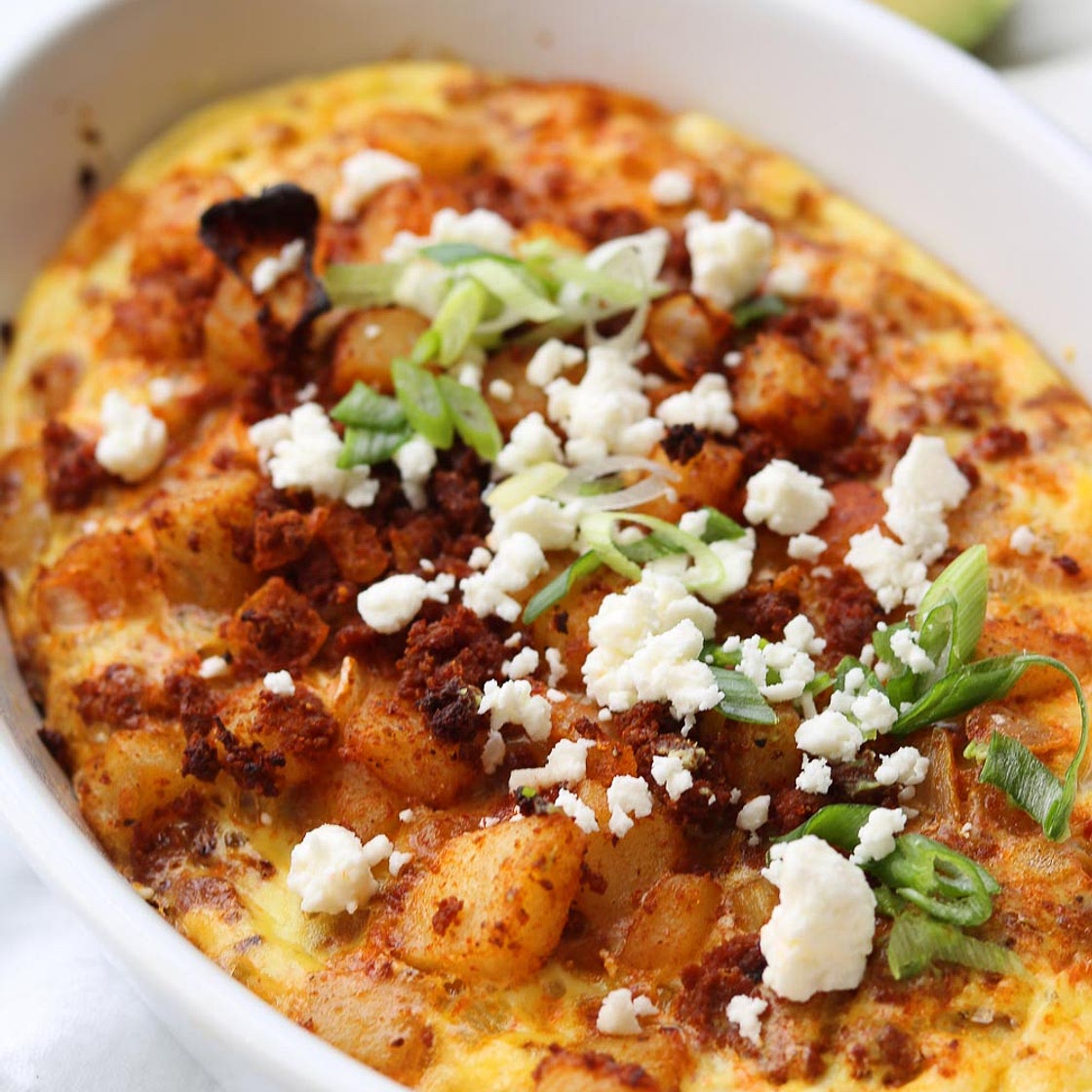 Baked Mexican Chorizo and Eggs