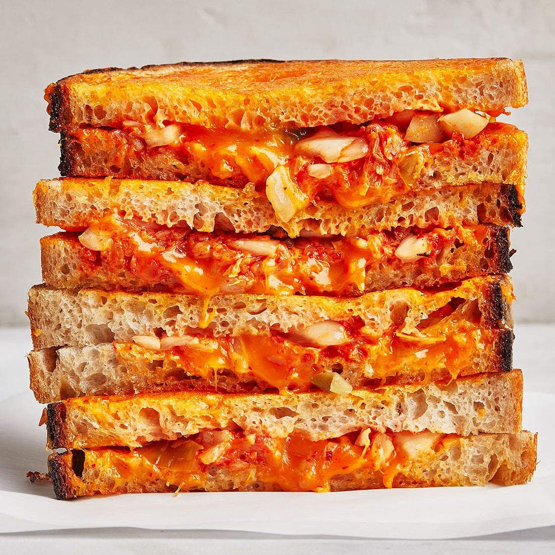 Inside-Out Kimchi Grilled Cheese