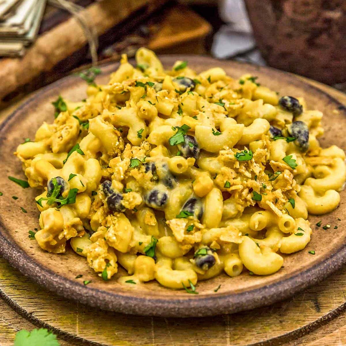 Vegan Chiles Rellenos Mac and Cheese