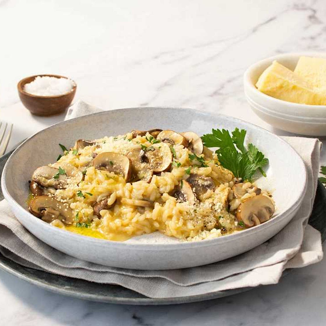 Mushroom risotto
