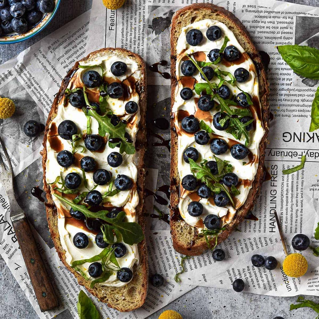 Blueberry Toast