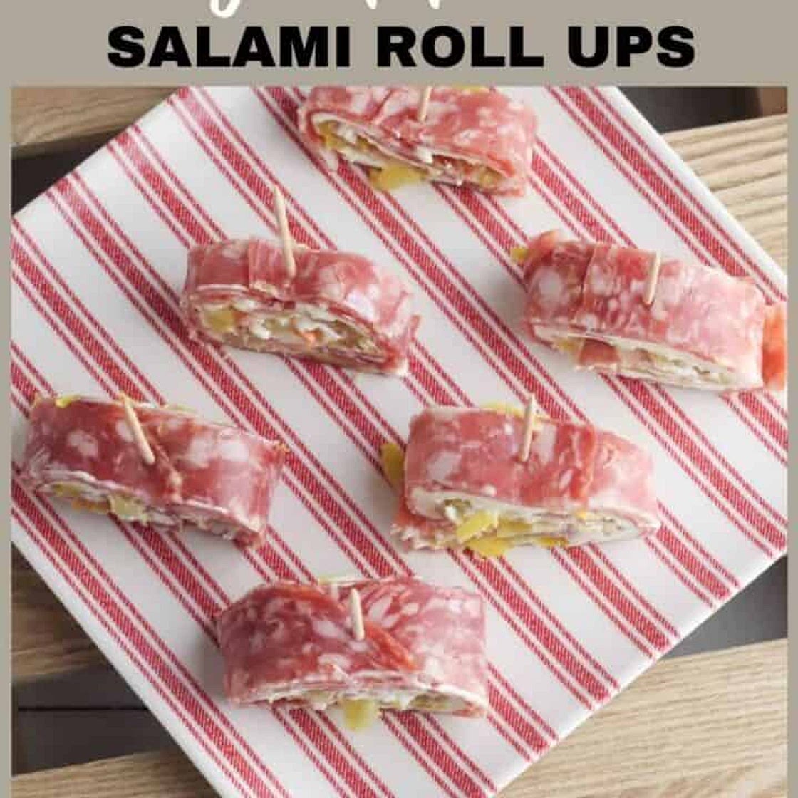 Salami Roll Ups Recipe