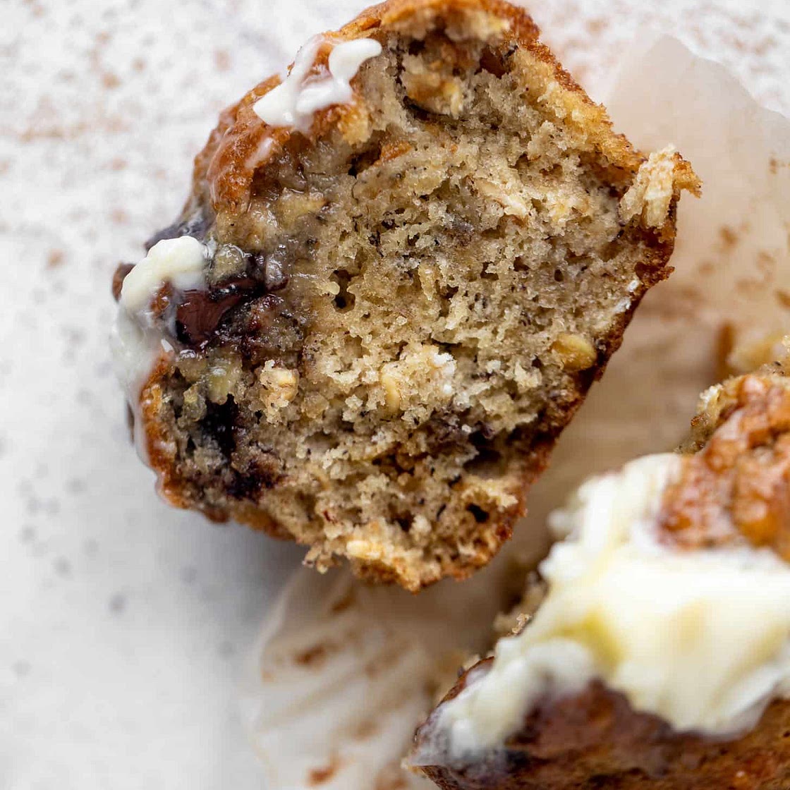 Banana Oatmeal Muffins