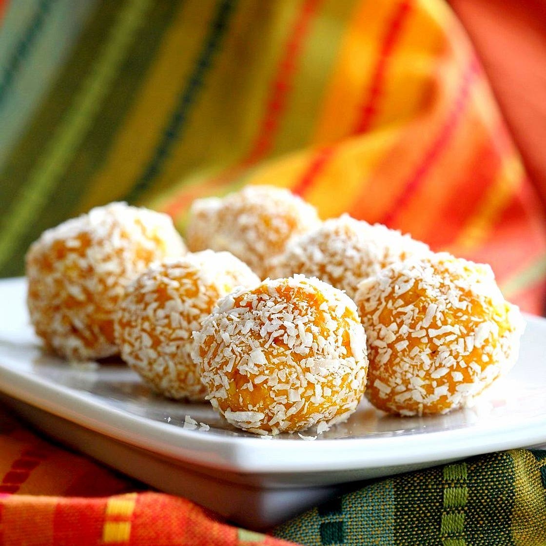 Mango Coconut Ladoo