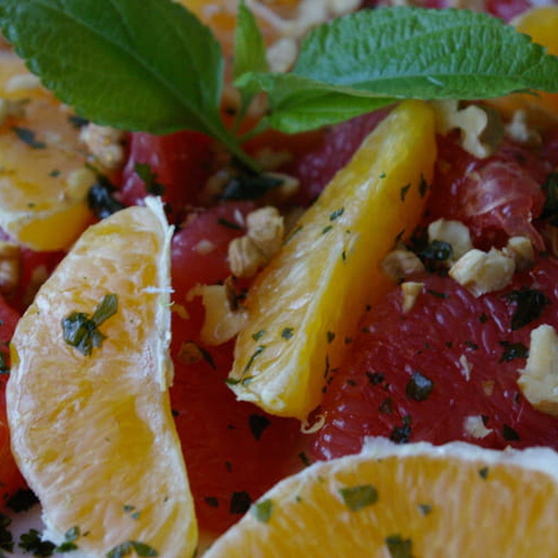 Salade d'oranges et de pamplemousses