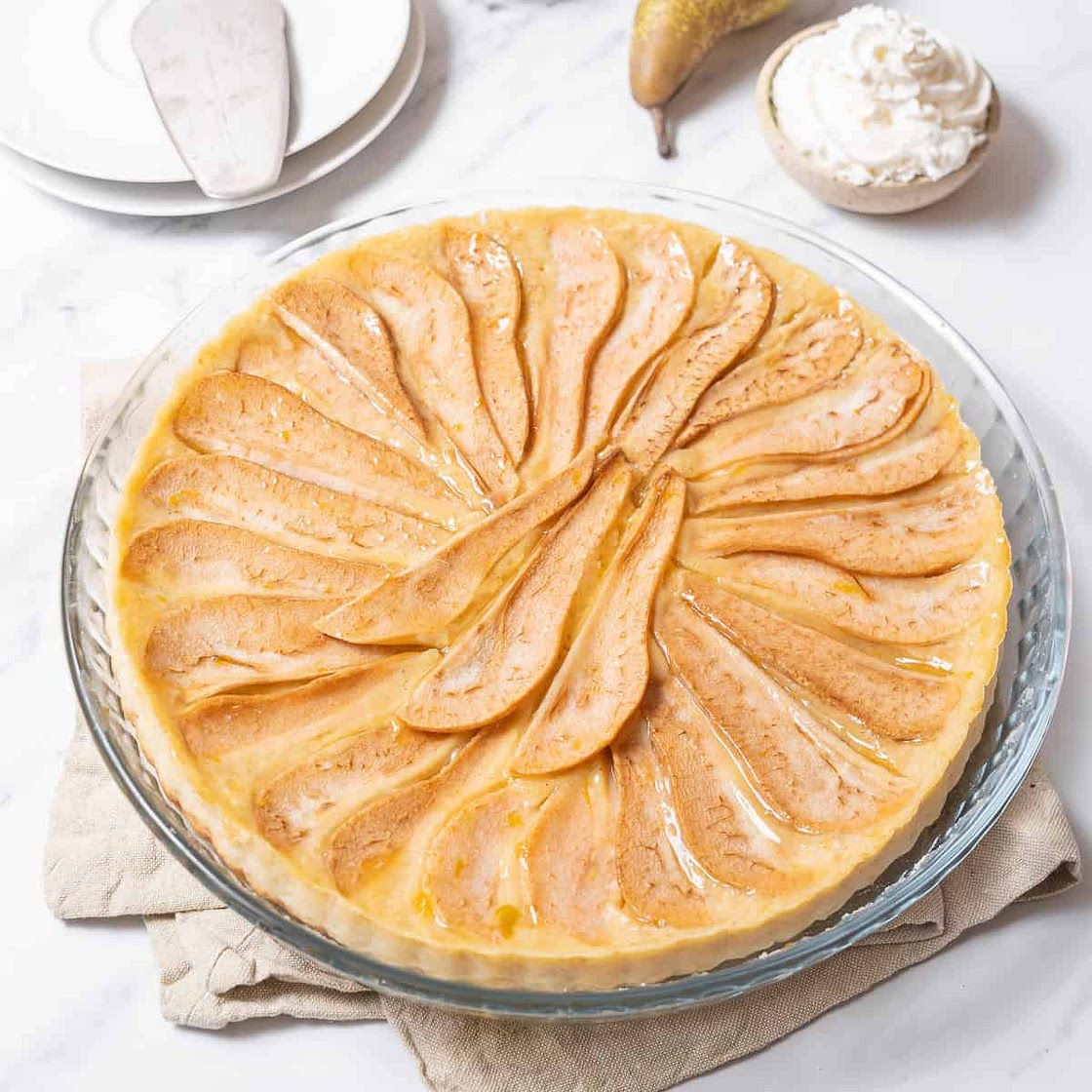 Easy Spanish Pear Tart