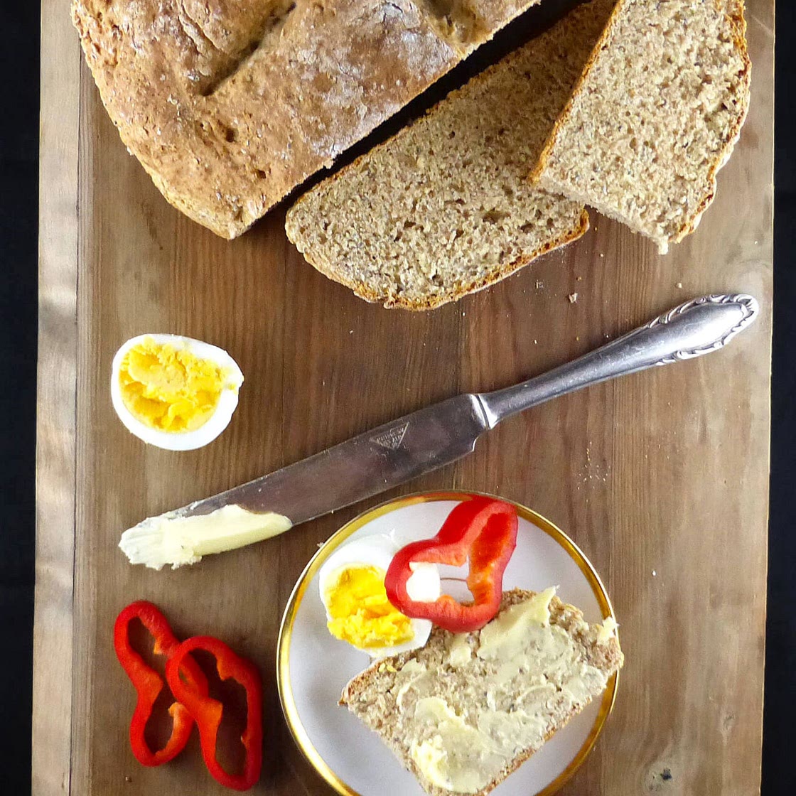 Spelt Soda Bread (ready to eat in less than an hour)