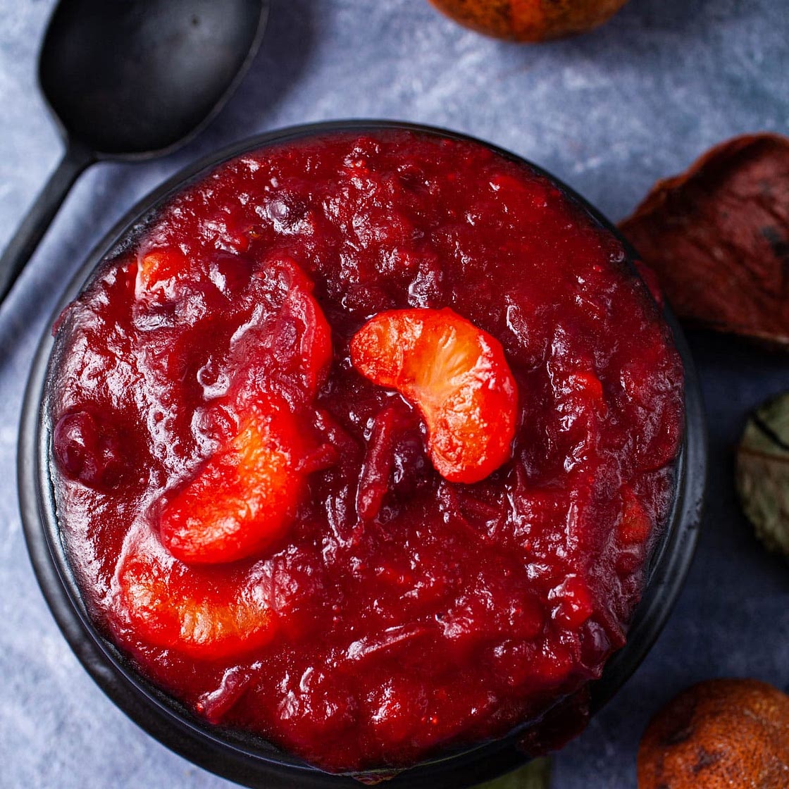 Mandarin Orange Cranberry Sauce